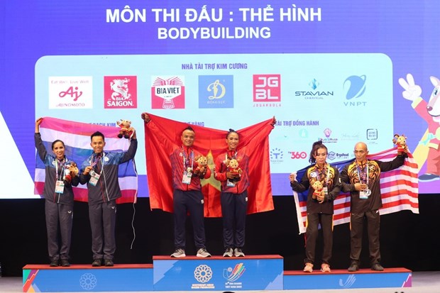 SEA Games 31 Vietnam’s bodybuilders pocket two more gold medals